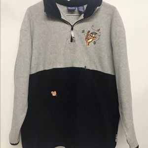 Vintage Disney Tigger pullover fleece sweatshirt Large